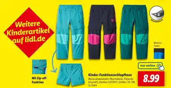 Lidl Kinder-funktionsschlupfhose Angebot