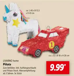 Lidl Livarno home einhorn piñata Angebot