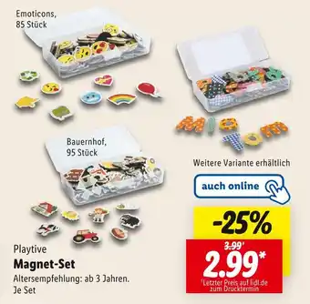 Lidl Playtive magnet-set emoticons Angebot
