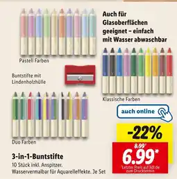 Lidl 3-in-1-buntstifte pastell farben Angebot