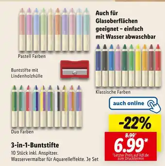 Lidl 3-in-1-buntstifte pastell farben Angebot