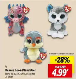 Lidl Ty beanie boos-plüschtier Angebot