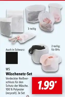 Lidl W5 wäschenetz-set 3-teilig Angebot