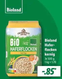 Lidl Crownfield haferflocken kernig Angebot