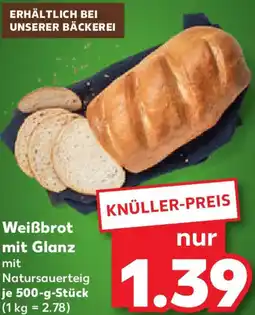 Kaufland Weißbrot mit Glanz Angebot