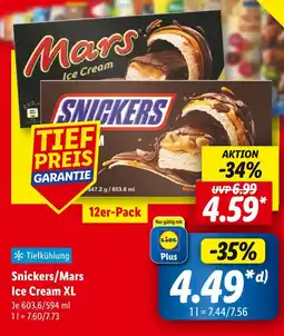Lidl Mars ice cream xl Angebot