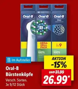 Lidl Oral-b bürstenköpfe Angebot