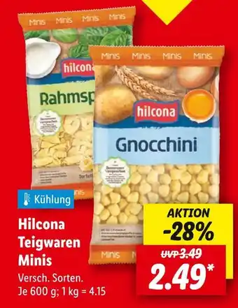 Lidl Hilcona rahmspinat minis Angebot