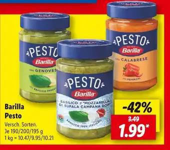 Lidl Barilla pesto alla genovese Angebot