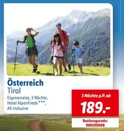 Lidl Österreich tirol Angebot
