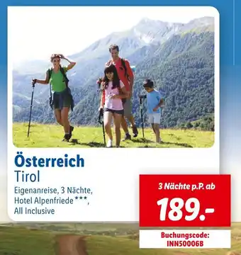 Lidl Österreich tirol Angebot