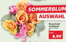 Kaufland Rosenstrauß mit beiwerk Angebot