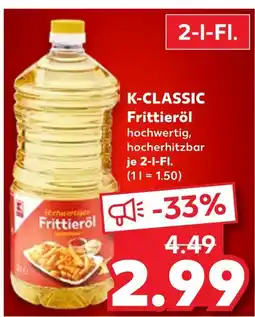 Kaufland K-classic frittieröl Angebot