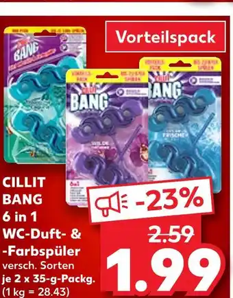 Kaufland Cillit bang 6 in 1 wc-duft- & -farbspüler Angebot