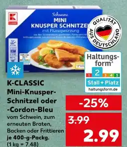 Kaufland K-classic mini-knusper-schnitzel Angebot