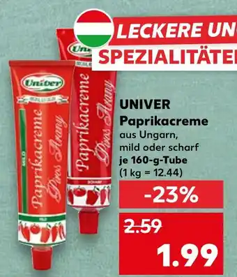 Kaufland Univer paprikacreme Angebot