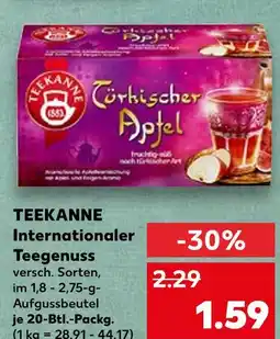 Kaufland Teekanne internationaler teegenuss Angebot