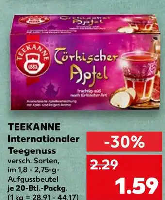 Kaufland Teekanne internationaler teegenuss Angebot
