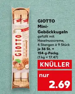 Kaufland Giotto mini-gebäckkugeln Angebot