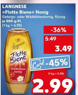 Kaufland Langnese flotte biene honig Angebot