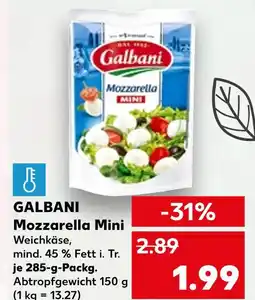 Kaufland Galbani mozzarella mini Angebot