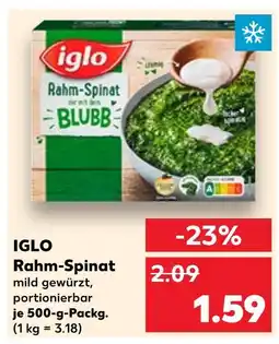 Kaufland Iglo rahm-spinat Angebot