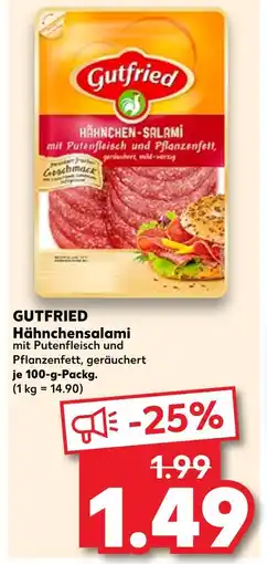 Kaufland Gutfried hähnchensalami Angebot