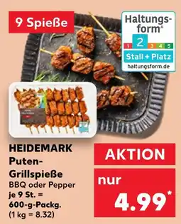 Kaufland Heidemark puten-grillspieße bbq Angebot