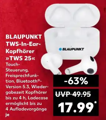 Kaufland Blaupunkt tws-in-ear-kopfhörer tws 25 Angebot