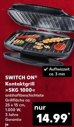 Kaufland Switch on kontaktgrill skg 1000 Angebot