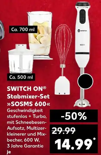 Kaufland Switch on stabmixer-set sosms 600 Angebot