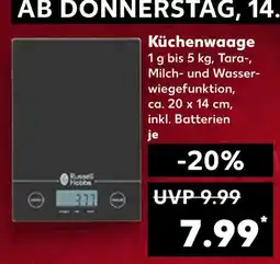 Kaufland Russell hobbs küchenwaage Angebot