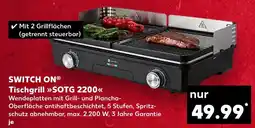 Kaufland Switch on tischgrill sotg 2200 Angebot