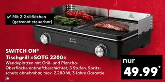 Kaufland Switch on tischgrill sotg 2200 Angebot