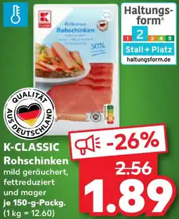 Kaufland K-CLASSIC Rohschinken Angebot