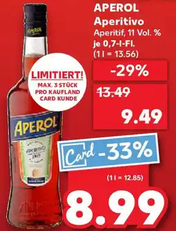 Kaufland APEROL Aperitivo Angebot