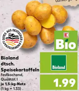 Kaufland Bioland dtsch. Speisekartoffeln Angebot