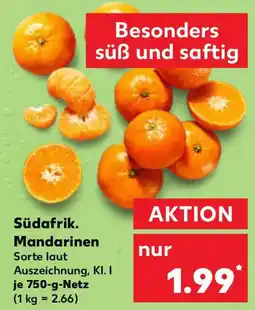 Kaufland Südafrik. Mandarinen Angebot