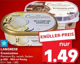 Kaufland LANGNESE Cremissimo Angebot