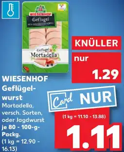 Kaufland WIESENHOF Geflügelwurst Angebot