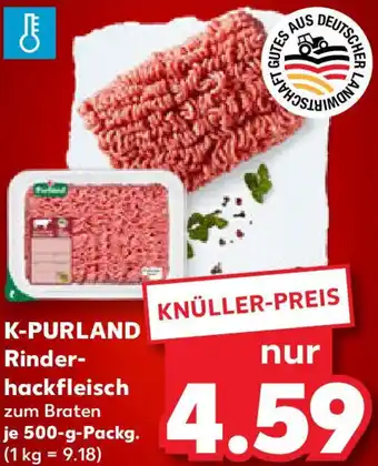 Kaufland K-PURLAND Rinderhackfleisch Angebot