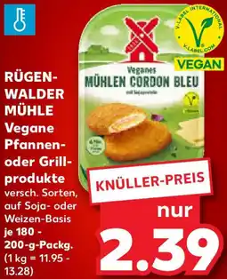 Kaufland RÜGENWALDER MÜHLE Vegane Pfannen- oder Grill- produkte Angebot