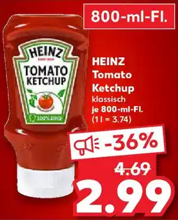 Kaufland HEINZ Tomato Ketchup Angebot