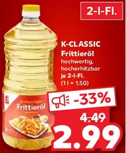 Kaufland K-CLASSIC Frittieröl Angebot