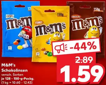Kaufland M&M's Schokolinsen Angebot