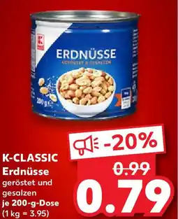 Kaufland K-CLASSIC Erdnüsse Angebot