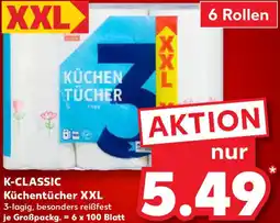 Kaufland K-CLASSIC Küchentücher XXL Angebot