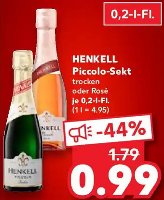 Kaufland HENKELL Piccolo-Sekt Angebot