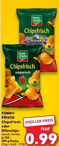 Kaufland FUNNY- FRISCH Chipsfrisch oder Ofenchips Angebot