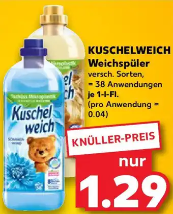 Kaufland KUSCHELWEICH Weichspüler Angebot